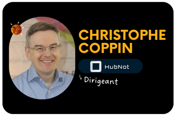 Christophe Coppin, fondateur de Hubnot