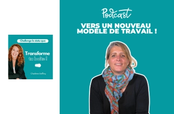 Myriam au micro du podcast Transforme ta boite !