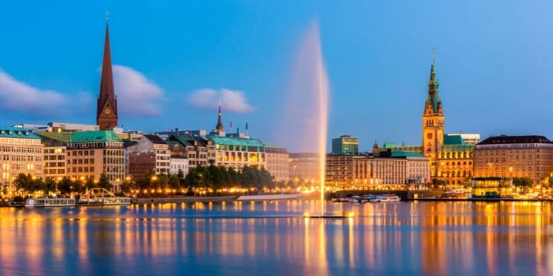 Centre ville d'Hambourg