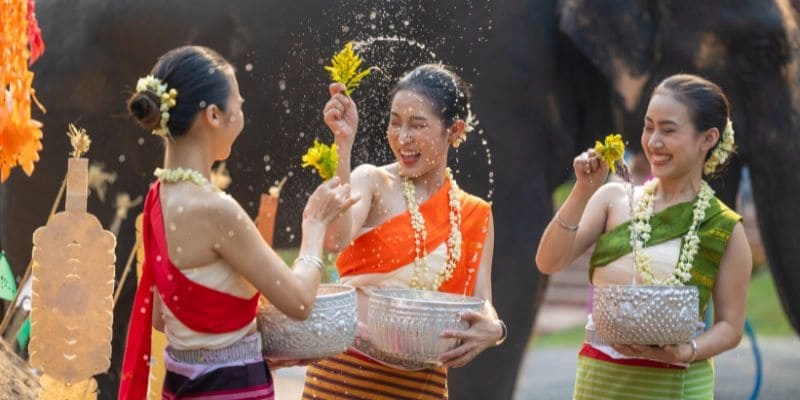 Festival Songkran à Bangkok