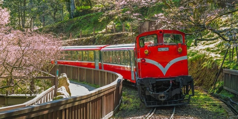 Train à Taiwan 