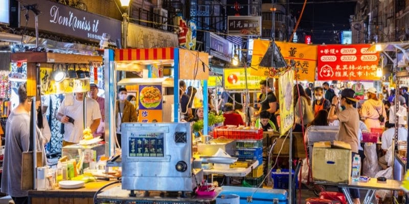 Marché nocturne Taiwan 