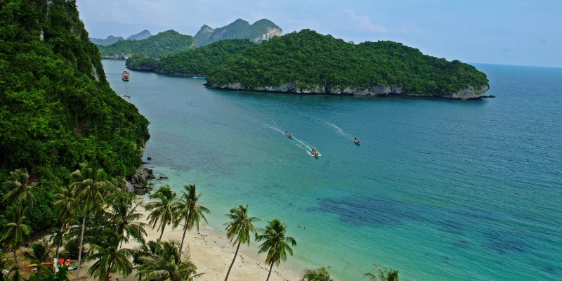 Plage tropicale à Koh Samui
